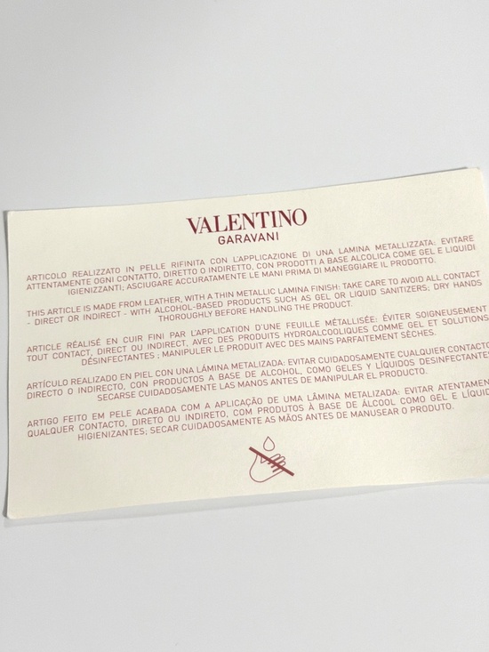 Valentino Garavani Reversible VLogo Waist Belt – White/Gold Leather main image 8